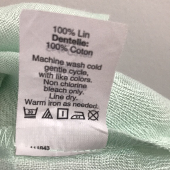 J. Crew short sleeve linen tee top size 2 - Picture 8 of 8